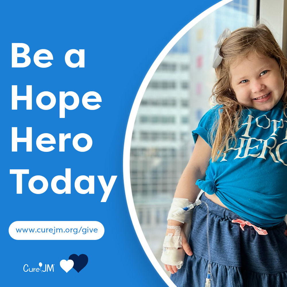 Be a Hope Hero Today, Marlowe, Giving Tuesday 2024, Square